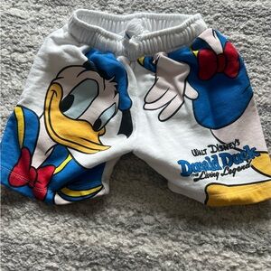 Zara Kids Donald Duck Graphic Shorts - Blue, White, Yellow